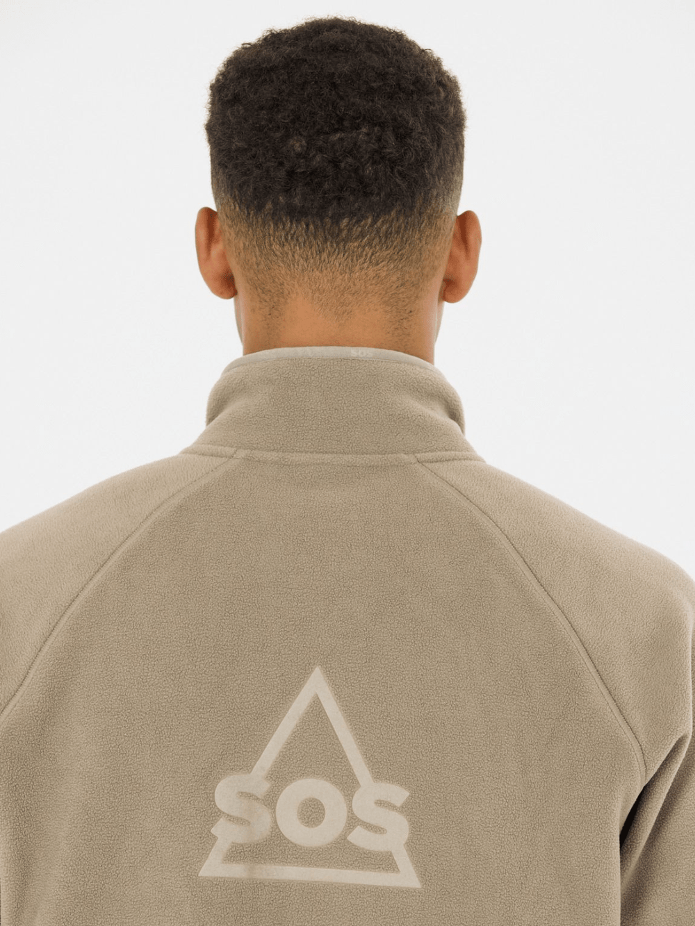 SOS Munson Fleece - Beige Herre Fleecejakke S SOS Sportgroup