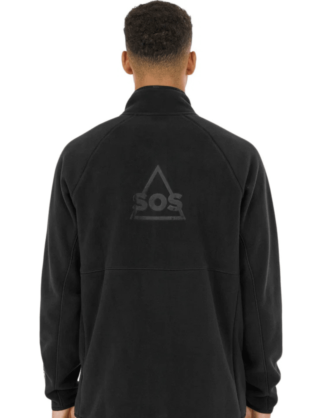 SOS Munson Fleece - Sort Herre Fleecejakke M SOS Sportgroup
