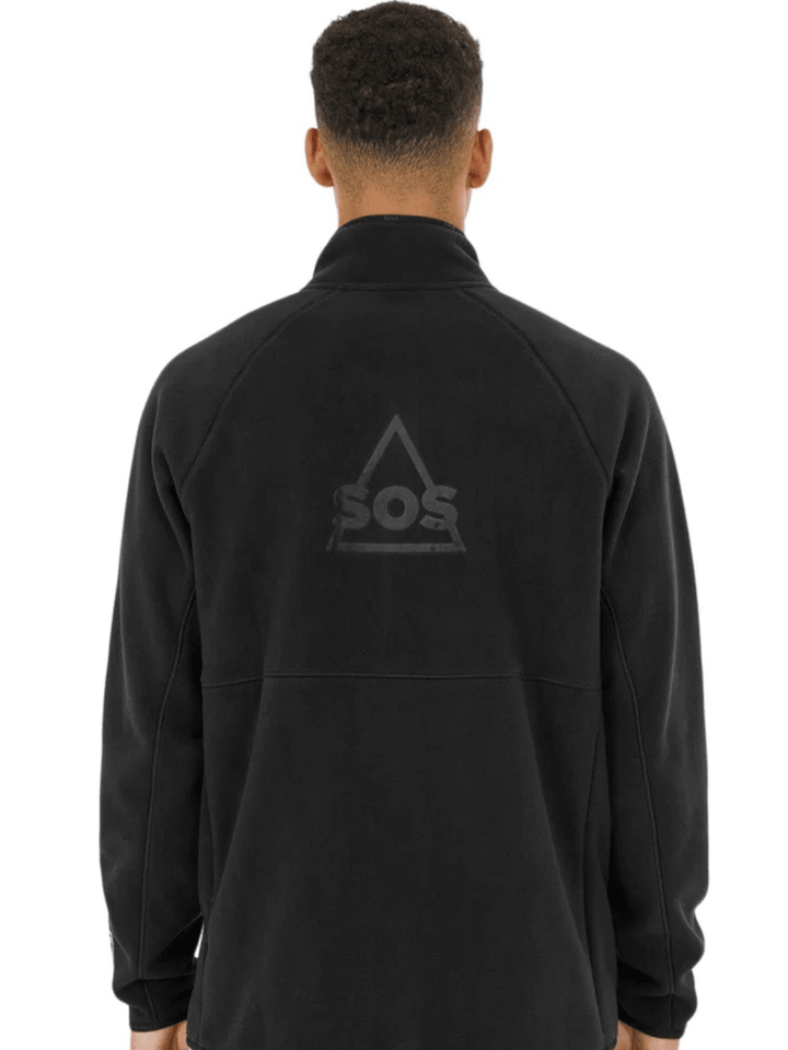SOS Munson Fleece - Sort Herre Fleecejakke M SOS Sportgroup