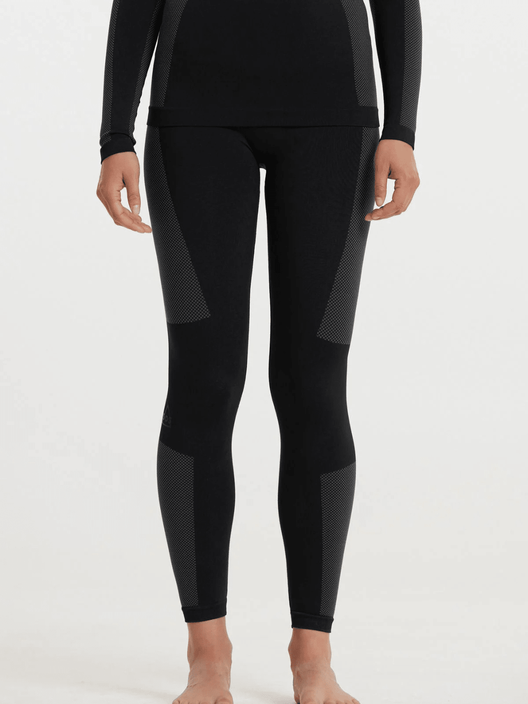 SOS Sort Kalmar Baselayer Lange Dame Underbukser S/M SOS Sportgroup