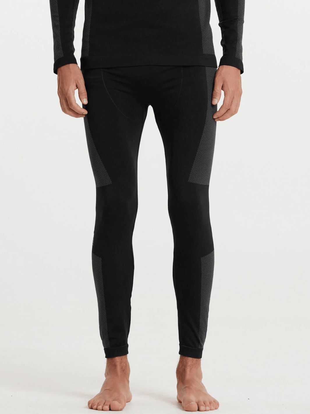 SOS Sort Kalmar Baselayer Lange Herre Underbukser S/M SOS Sportgroup