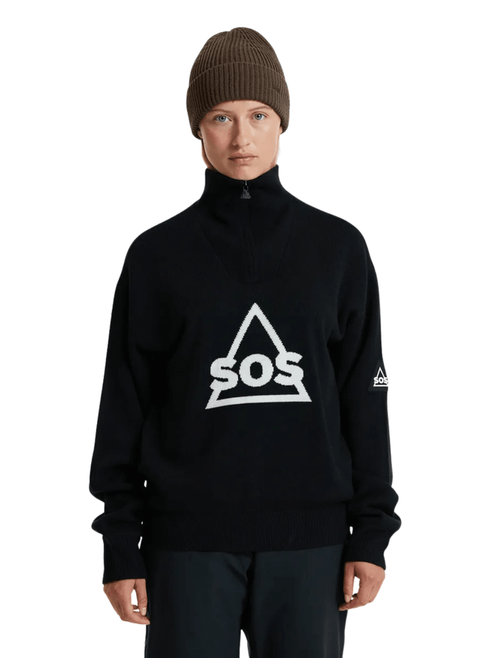 SOS Tignes Windbreaker Sort L SOS Sportgroup