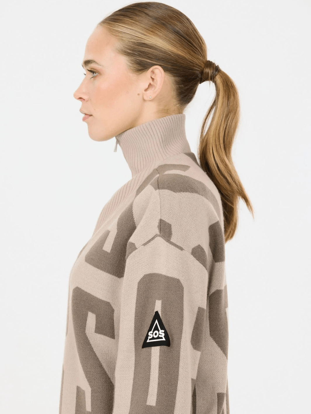 SOS Verbier Unisex Windbreaker Lysegrå XS SOS Sportgroup