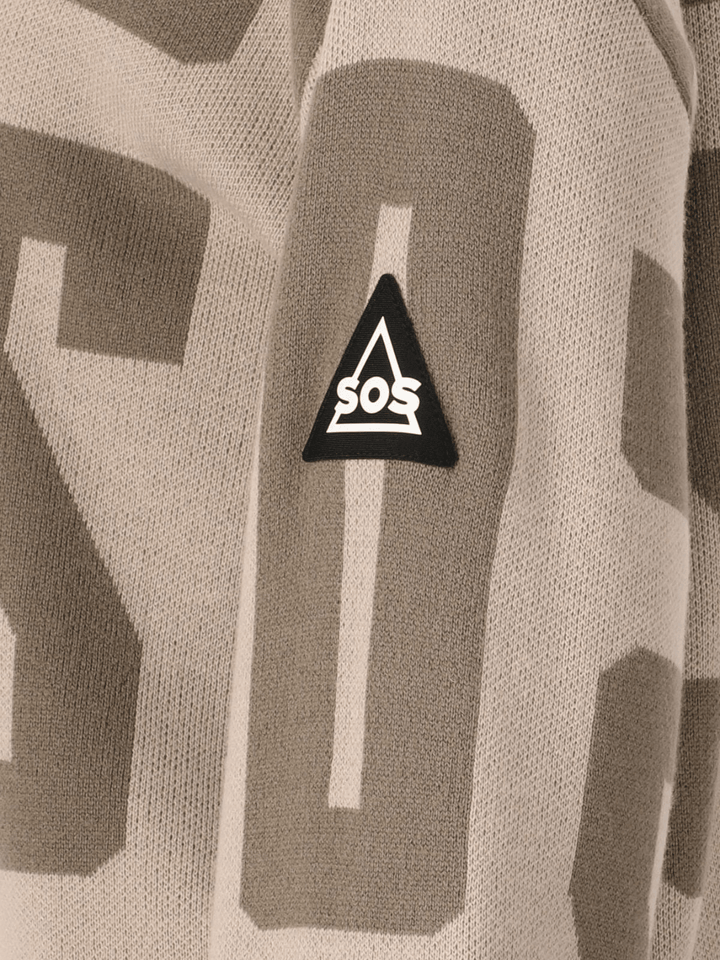 SOS Verbier Unisex Windbreaker Lysegrå XS SOS Sportgroup