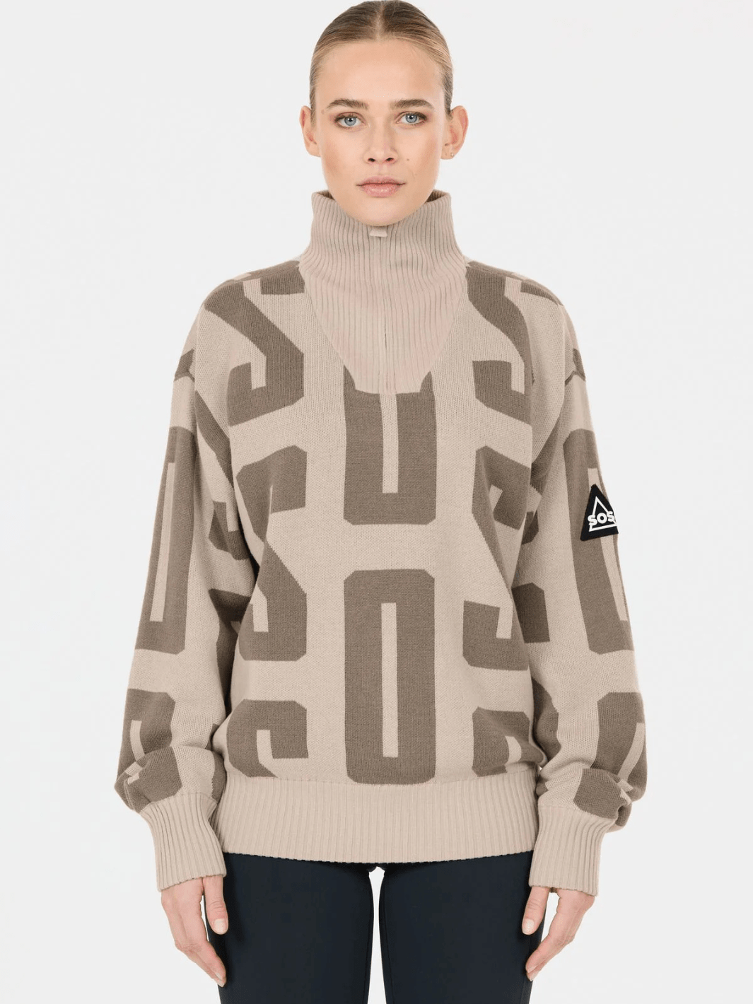 SOS Verbier Unisex Windbreaker Lysegrå XS SOS Sportgroup