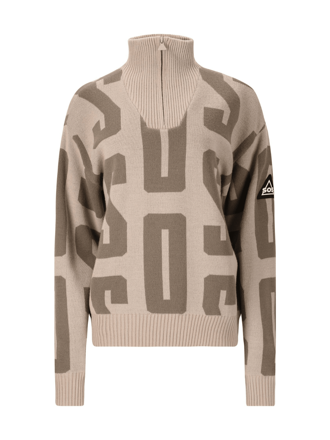 SOS Verbier Unisex Windbreaker Lysegrå XS SOS Sportgroup
