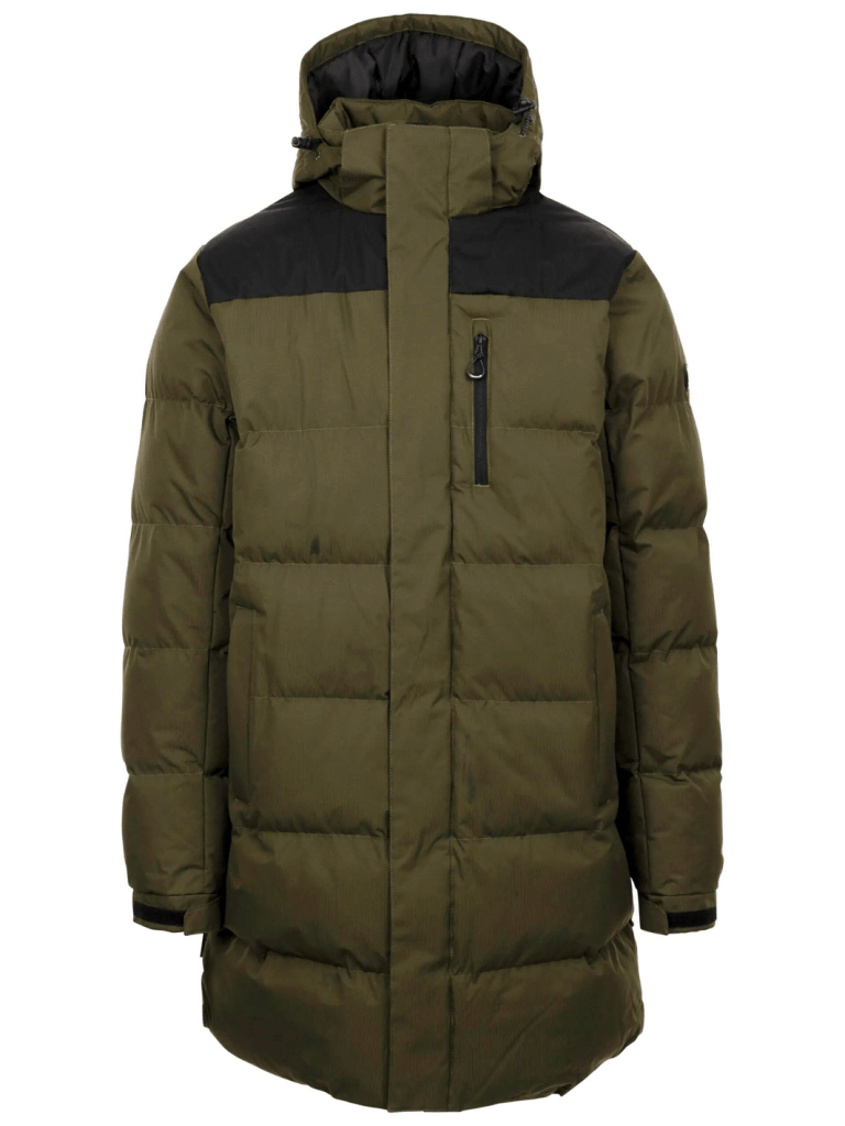 Trespass Armygrøn Clipster Casual Frakke M Trespass