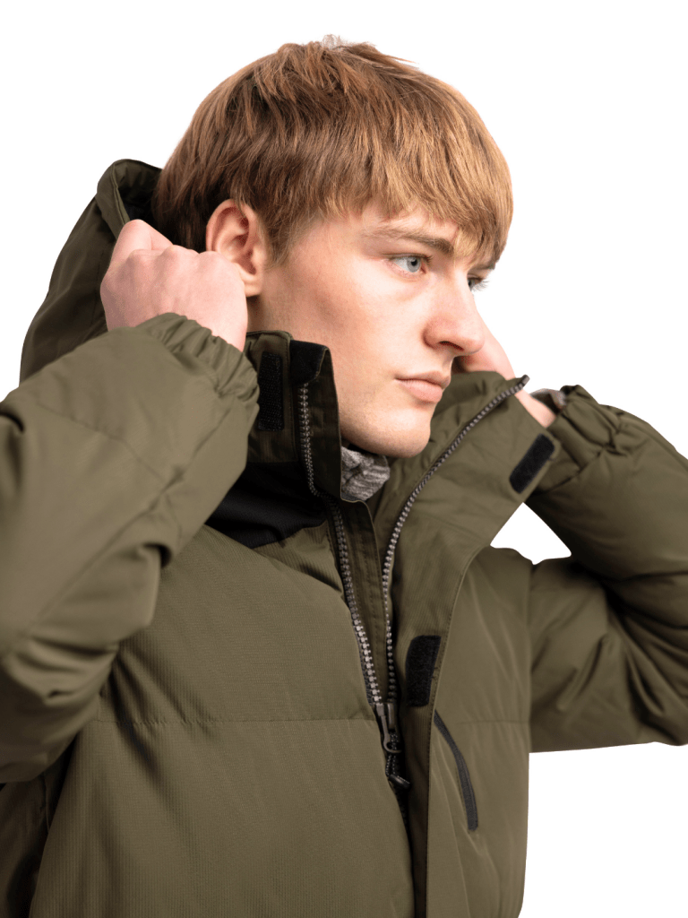 Trespass Armygrøn Clipster Casual Frakke M Trespass