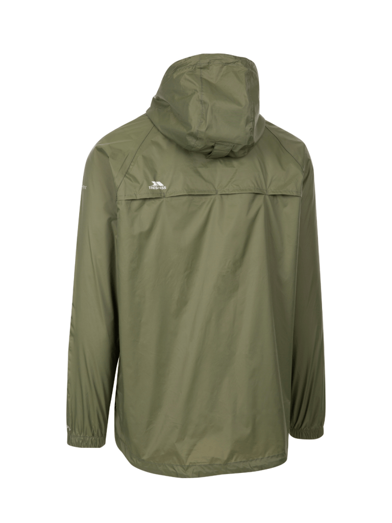 Trespass Armygrøn Qicpac Unisex Regnjakke Armygrøn Trespass