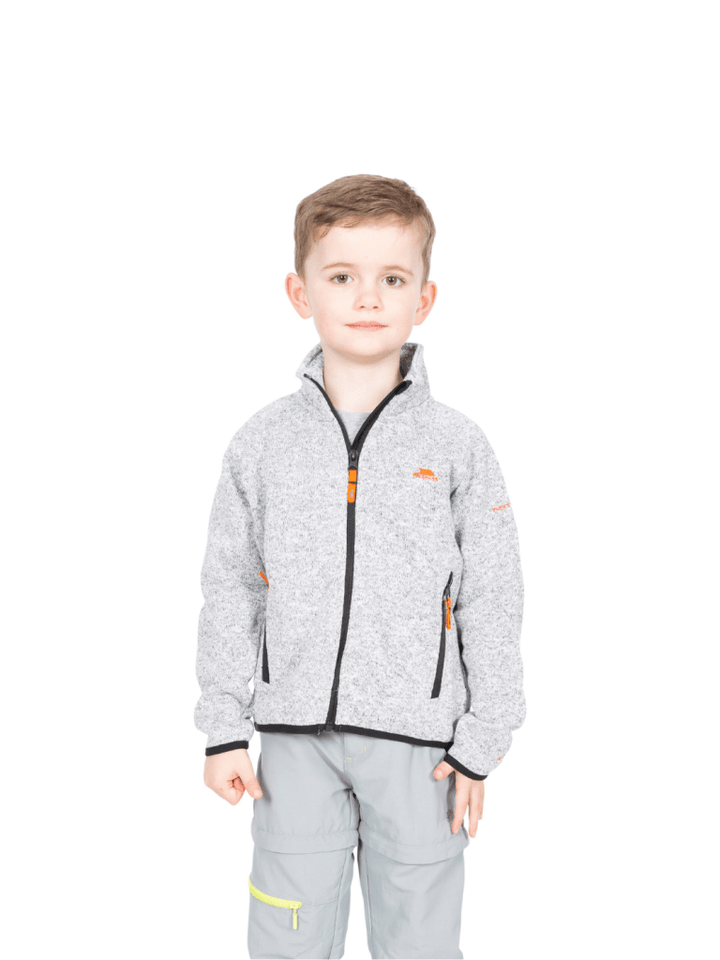 Trespass Grå Mario Børnefleece 3 - 4 år Trespass