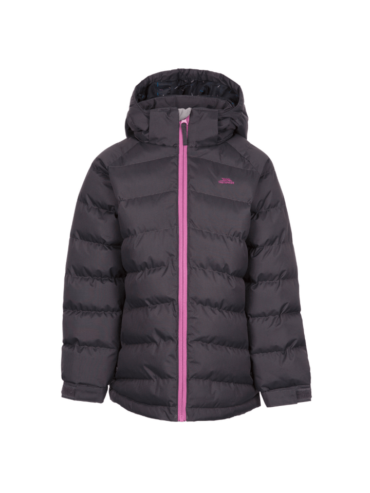 Trespass Koksgrå Amira Pige Dynejakke 3 - 4 år Trespass