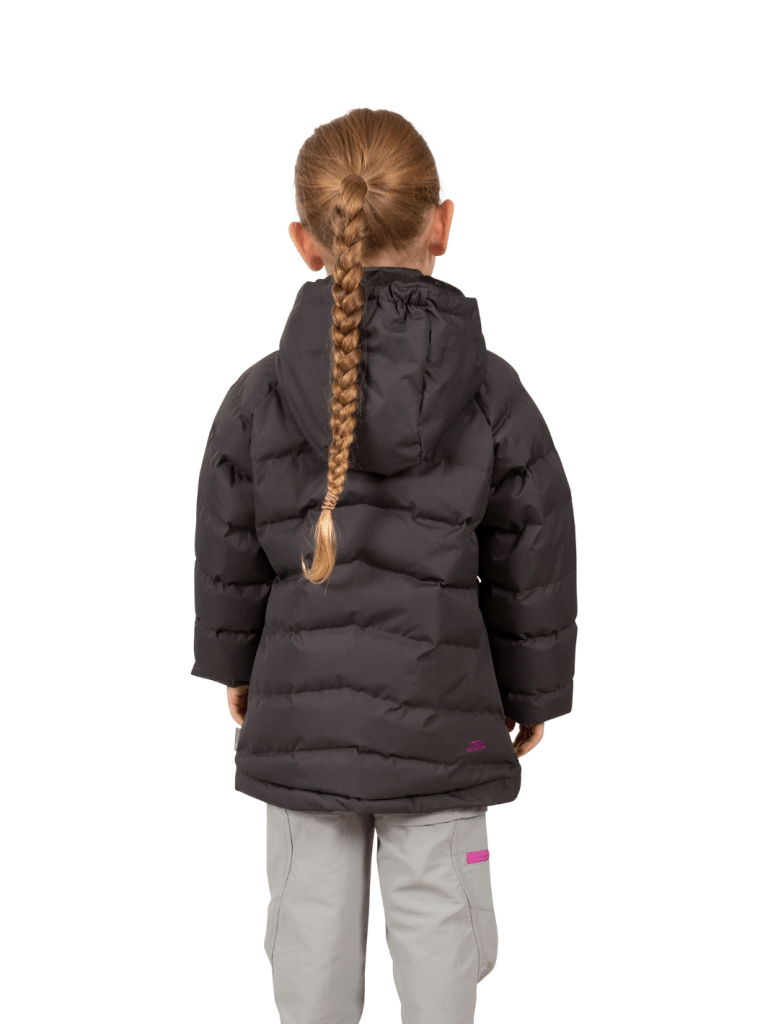 Trespass Koksgrå Amira Pige Dynejakke 3 - 4 år Trespass