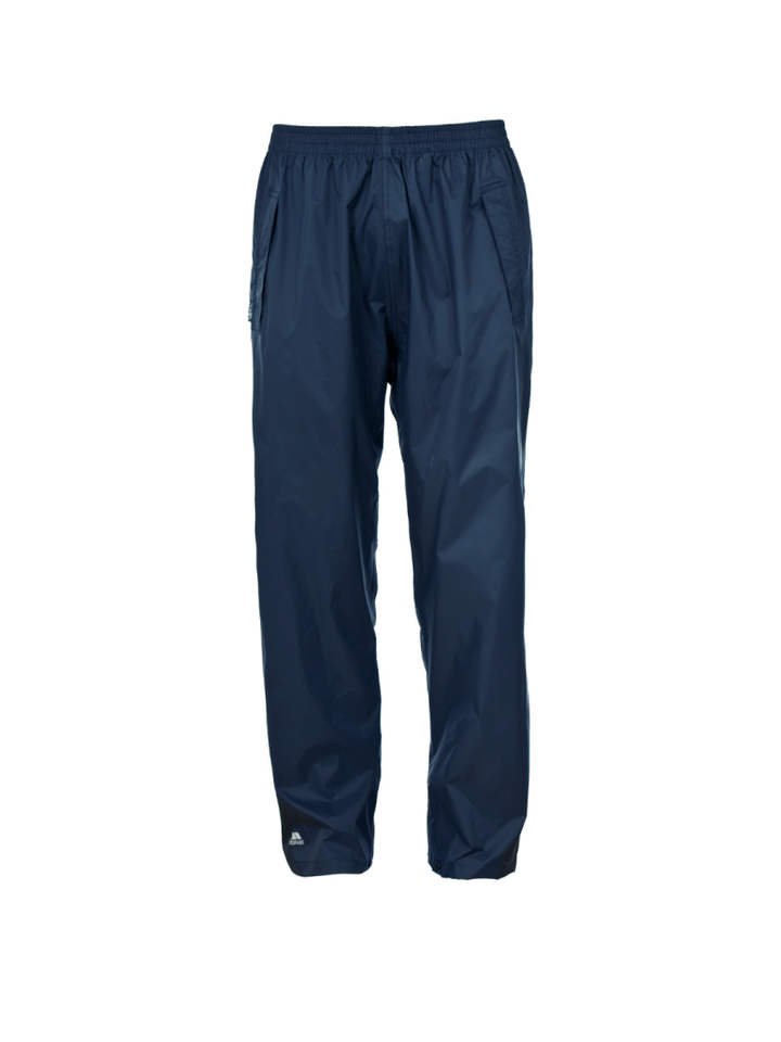 Trespass Mørkeblå Qikpac Unisex Regnbukser Mørkeblå Trespass