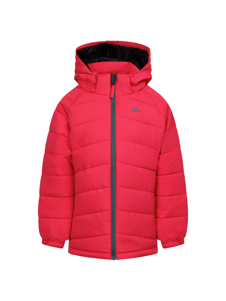Trespass Rød Amira Pige Dynejakke 3 - 4 år Trespass