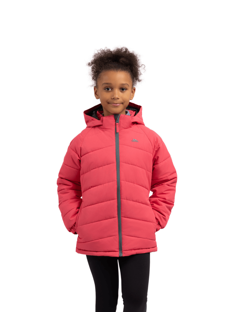 Trespass Rød Amira Pige Dynejakke 3 - 4 år Trespass