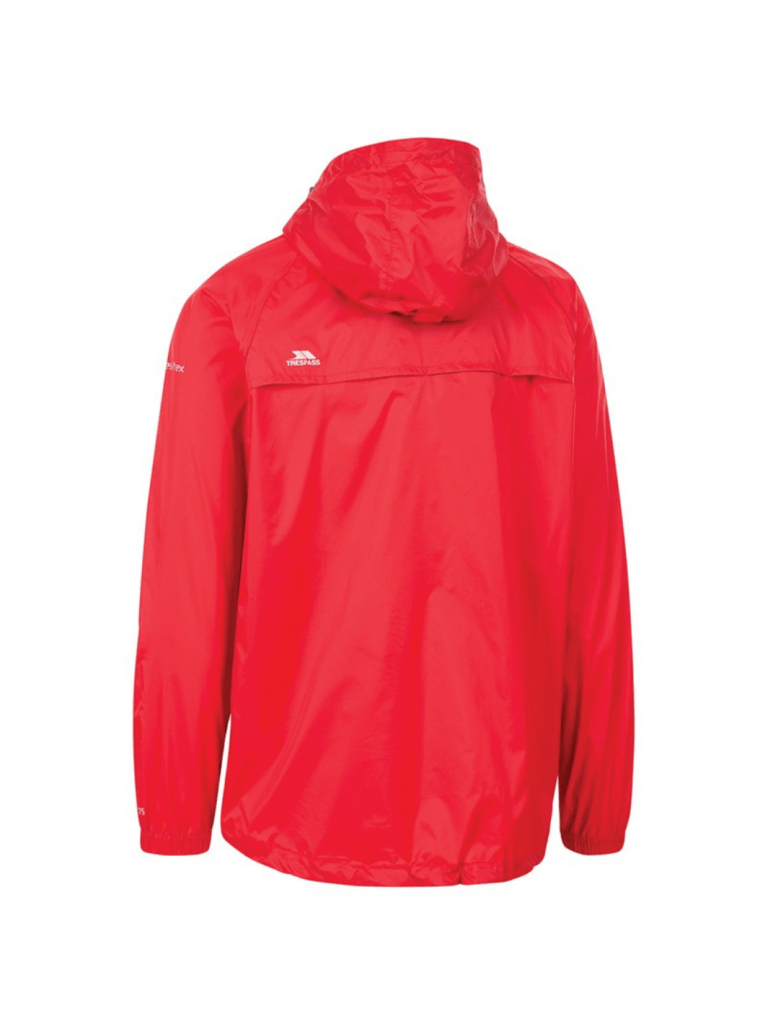 Trespass Rød Qicpac Unisex Regnjakke Rød Trespass