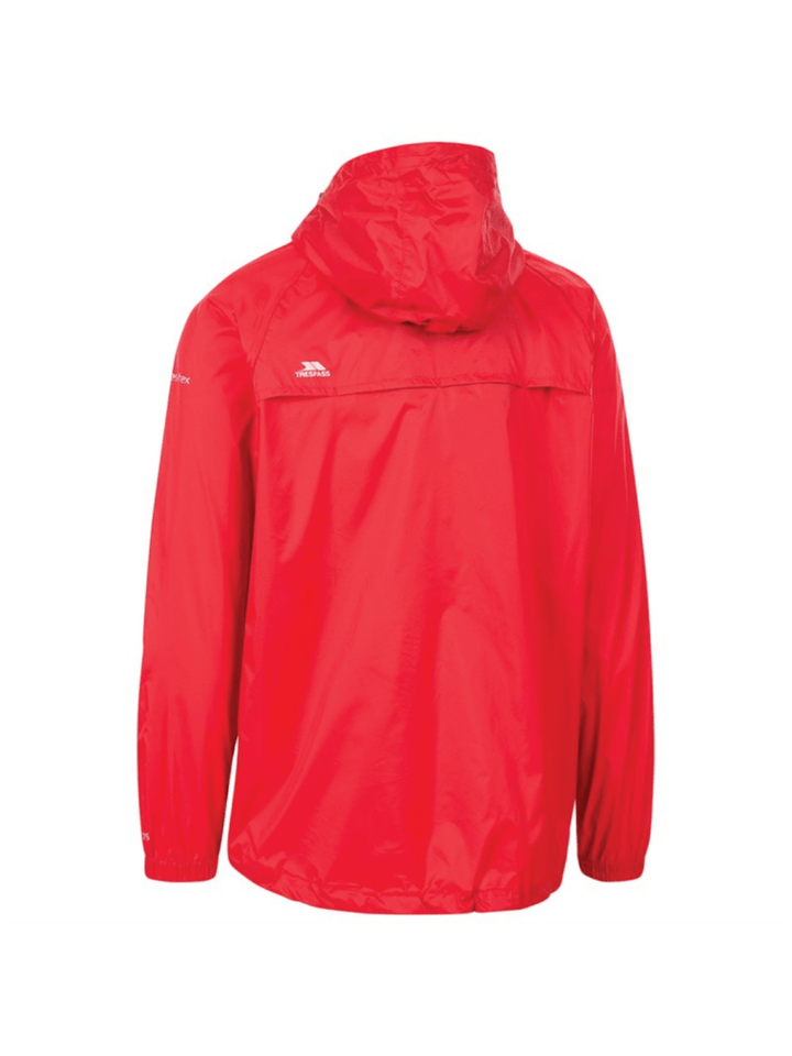 Trespass Rød Qicpac Unisex Regnjakke Rød Trespass