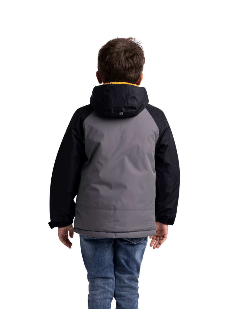 Trespass Sort - Grå Discover Børne Ski - Vinterjakke 3 - 4 år Trespass