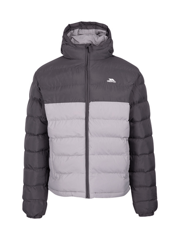 Trespass Sort / Grå Oskar Børne Dynejakke Sort Trespass