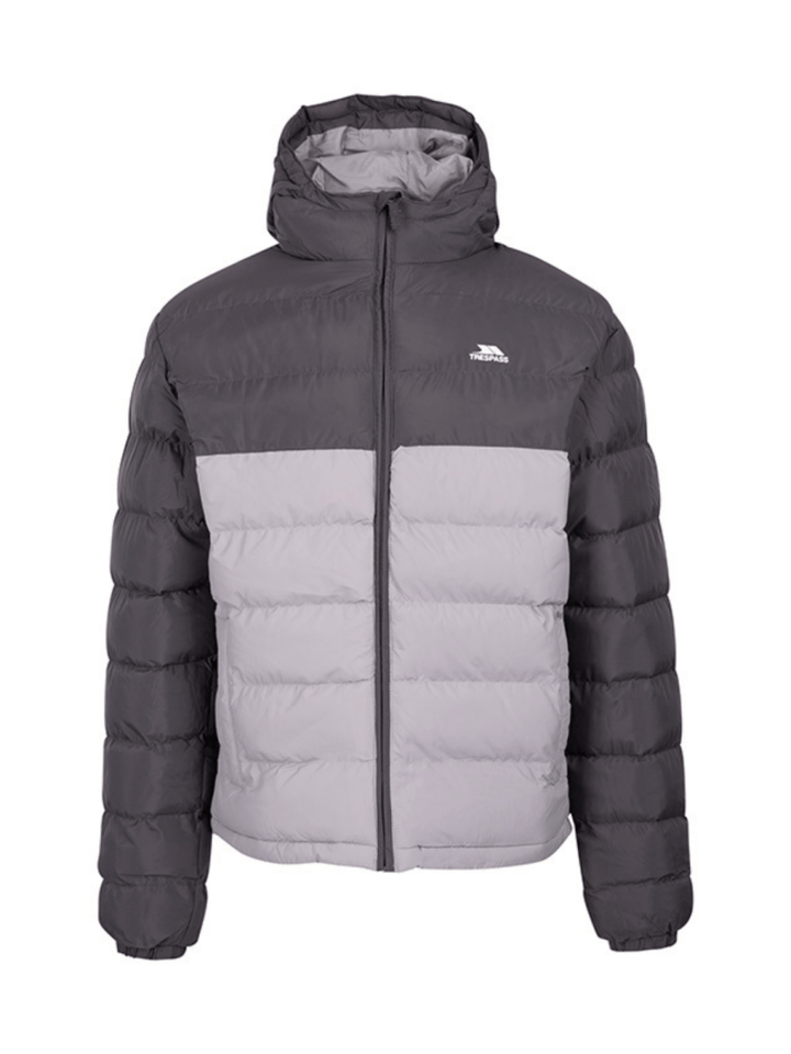 Trespass Sort / Grå Oskar Børne Dynejakke Sort Trespass