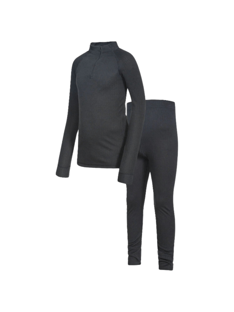 Trespass Sort Unite360 Børne Skiundertøj 3 - 4 Trespass