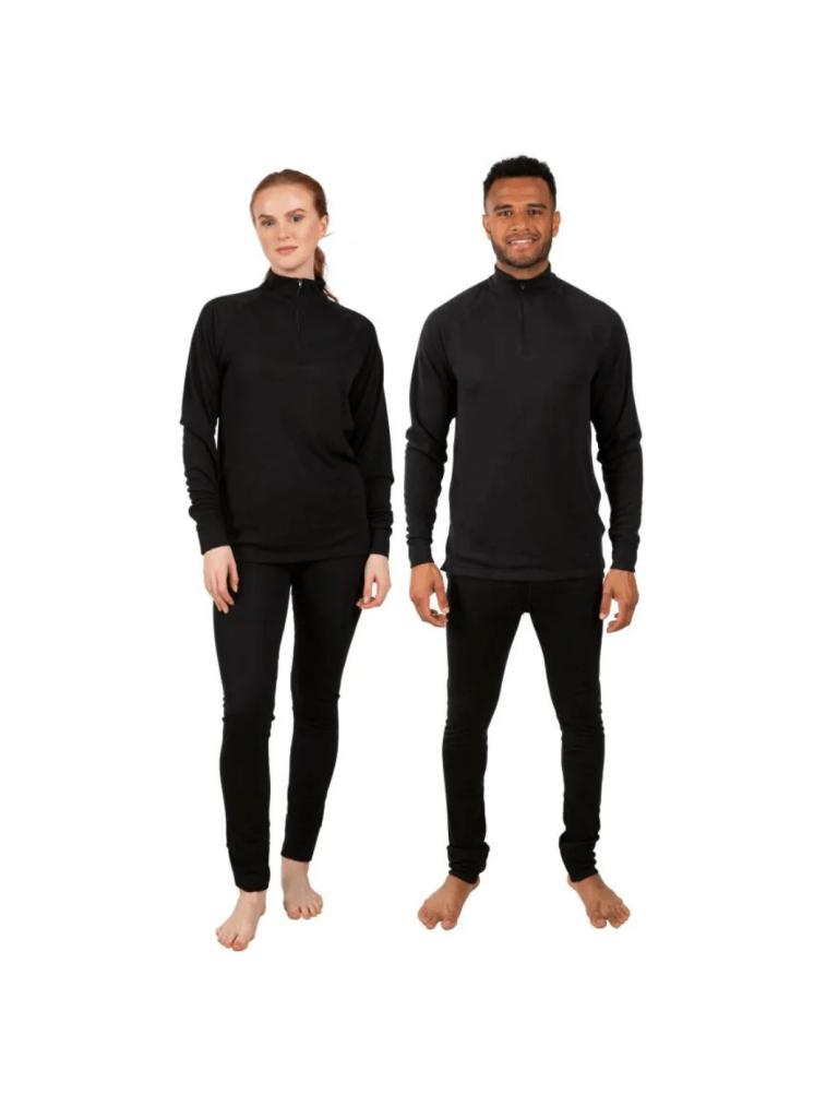Trespass Sort Unite360 Unisex Skiundertøj XXS Trespass