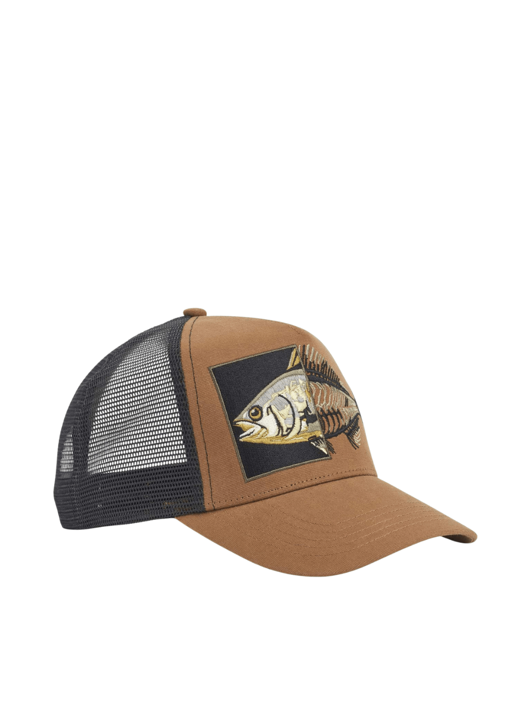 Upfront Apollo Trucker Cap I Camel Med Fiskebroderi One Size Upfront