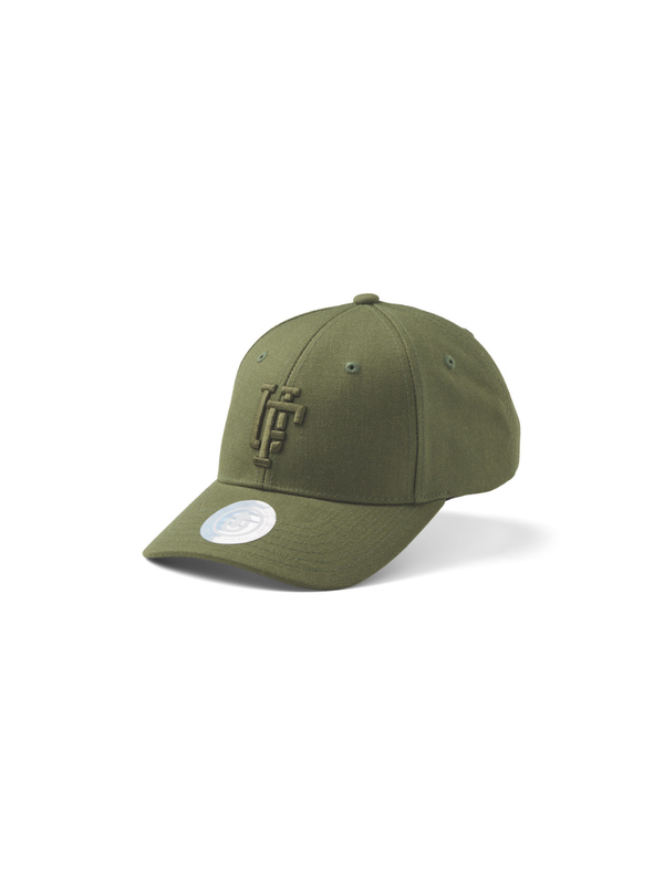 Armygrøn Baseball Kasket fra populære Upfront. Mindre front logo, og flere små åndehuller