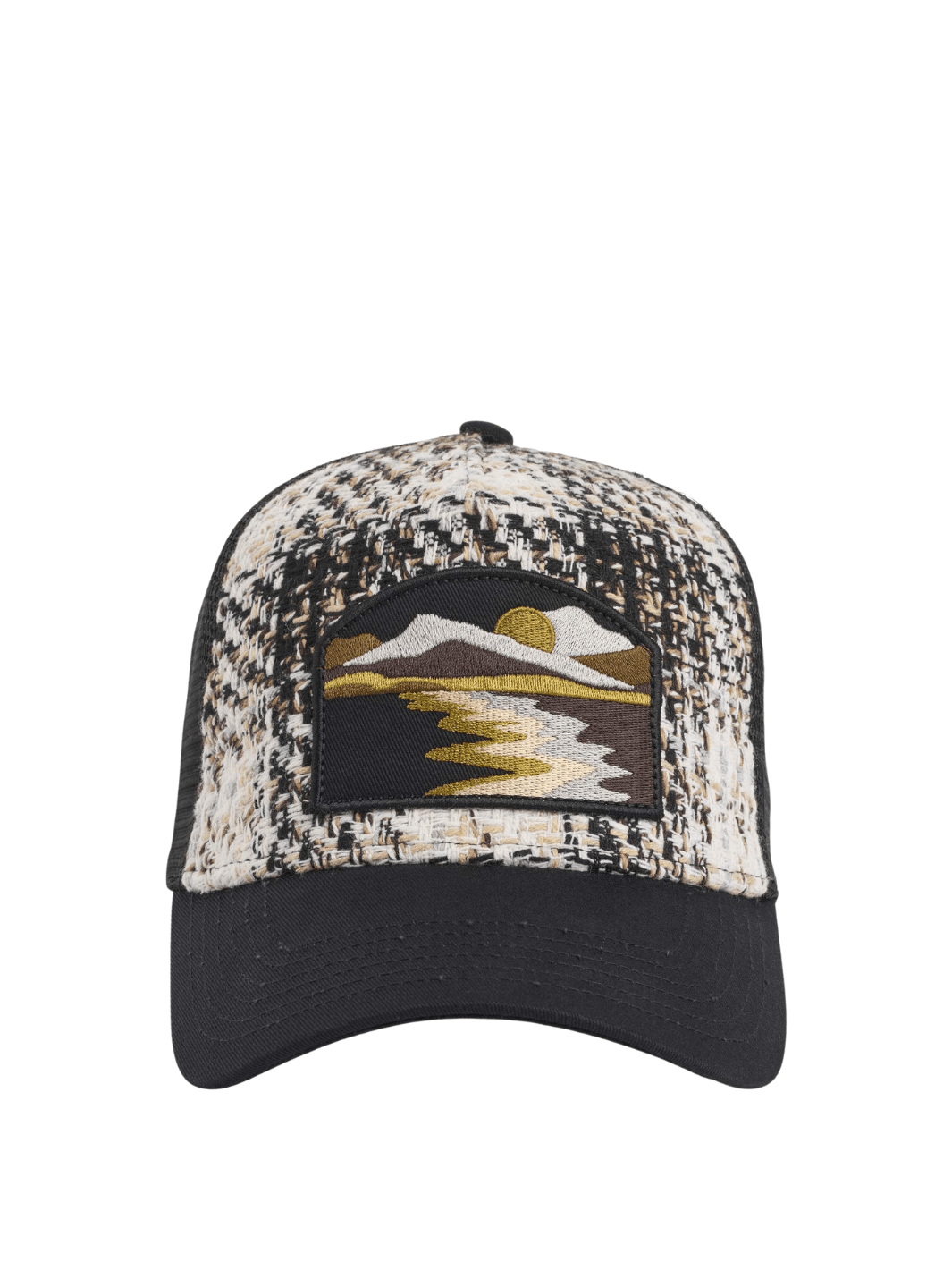 Upfront Aslan Checked Trucker Cap Strikket Med Logo One Size Upfront