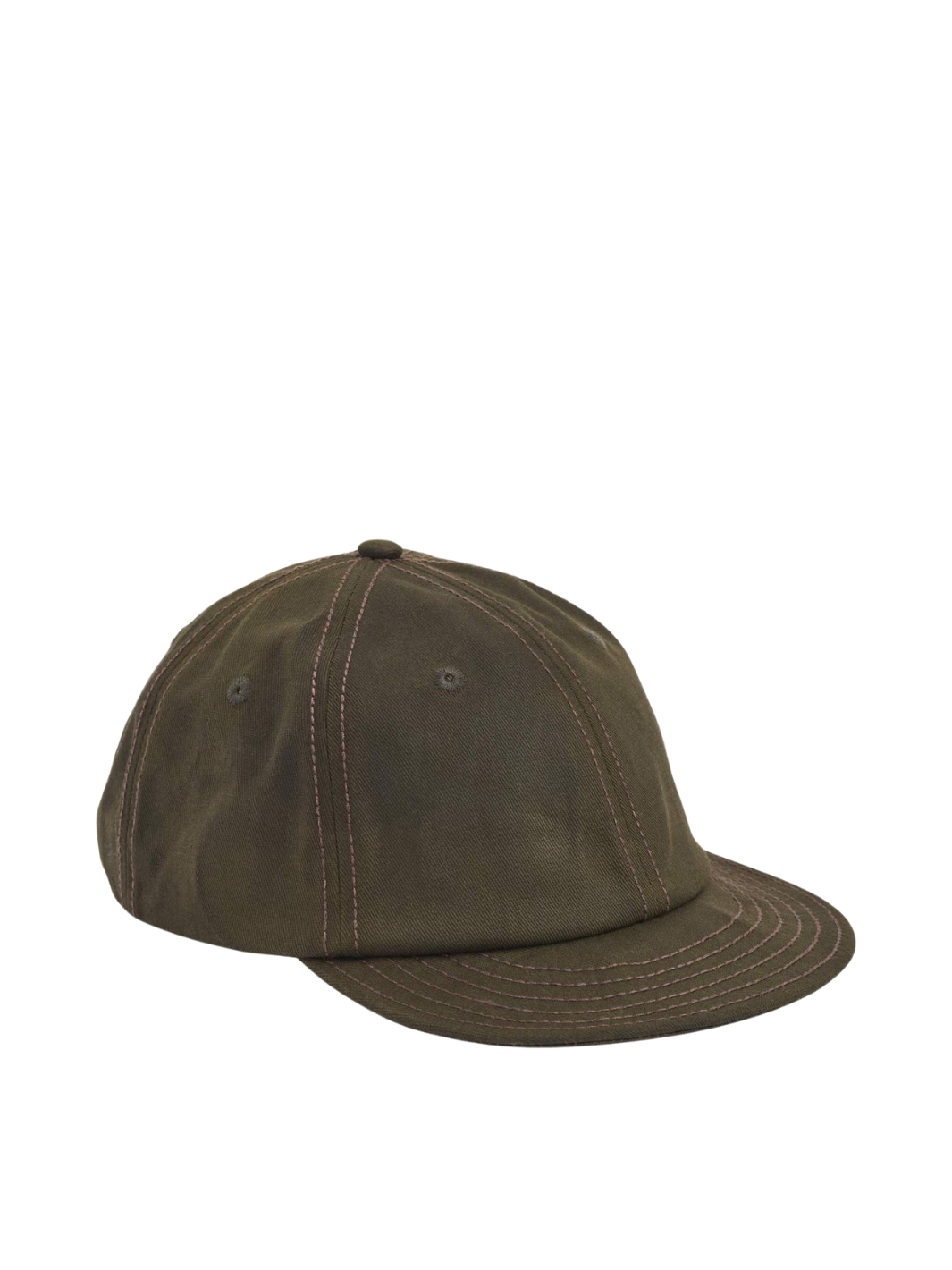 UPFRONT ENZO Japanese Worker Cap i mørk armygrøn med klassisk worker-design i 100% bomuld.