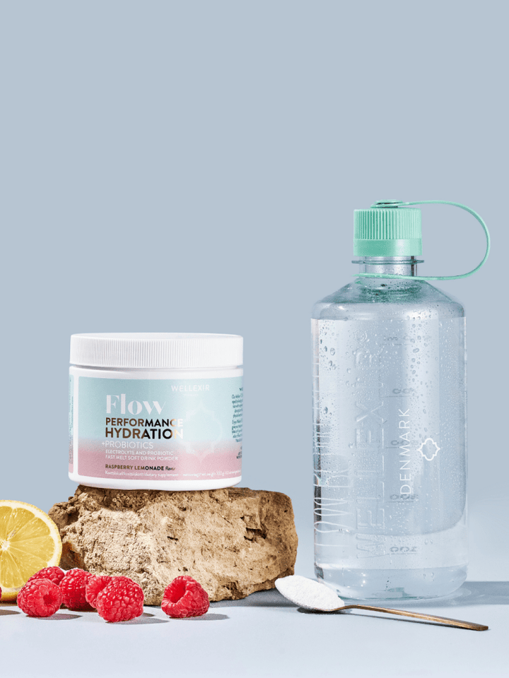 Wellexir Flow Hydration Hindbær 300G Wellexir
