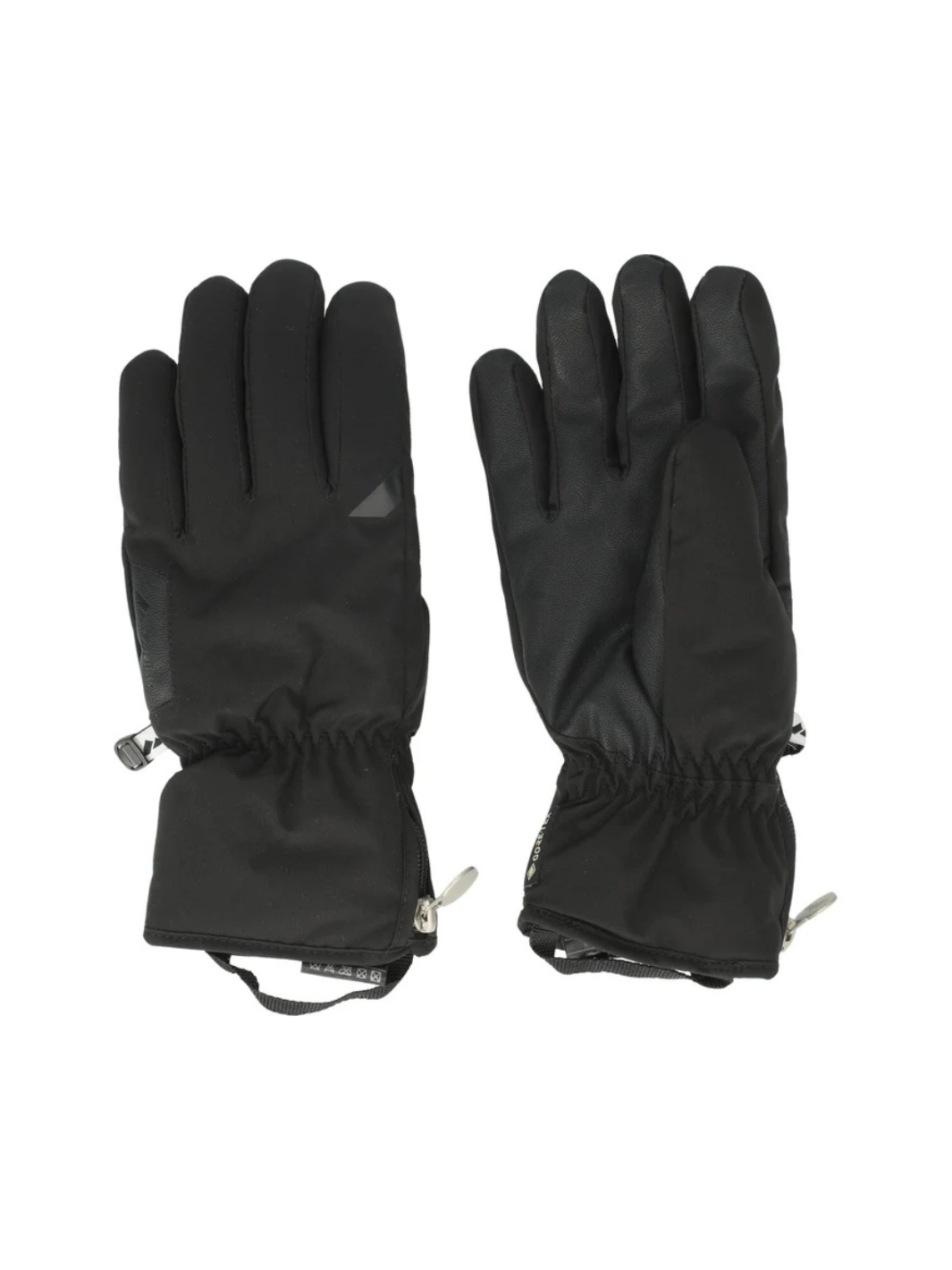 Zanier sort GTX Dame Skihandske. Materialet er 100% polyester