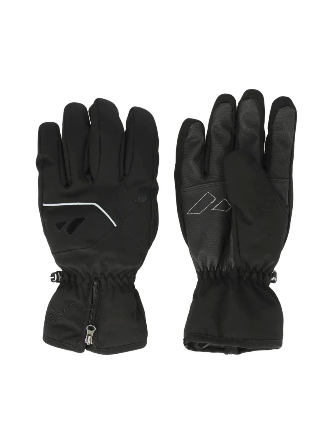 Zanier sort Reith STX Sympatex unisex Skihandske. Materialet er 100% polyester
