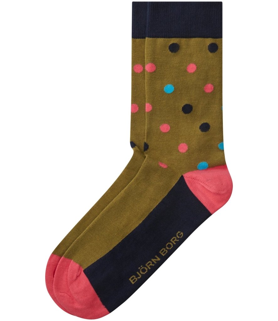 1 - Pack Björn Borg Strømpe Med Prikker 41 - 46 Björn Borg