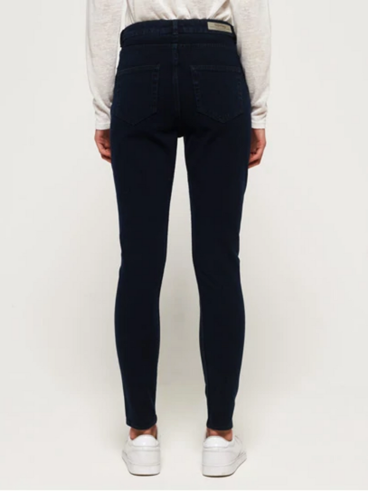 Blå/Sort Slim fit Superdry Dame Jeans