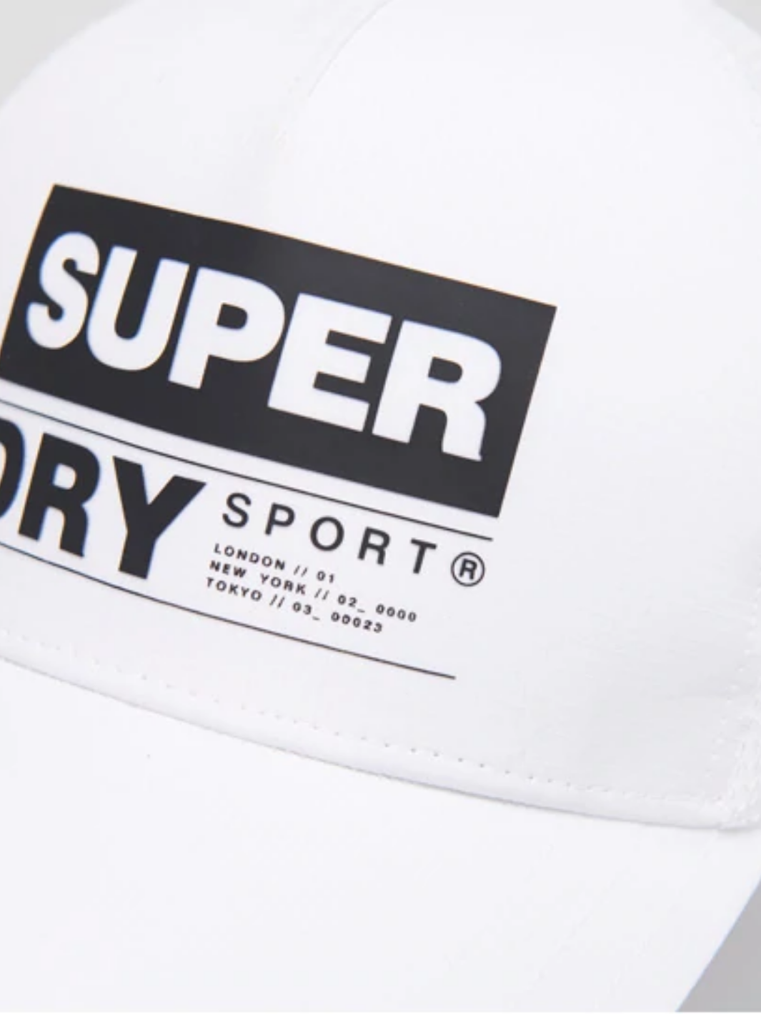 Hvid Superdry Sports Cap