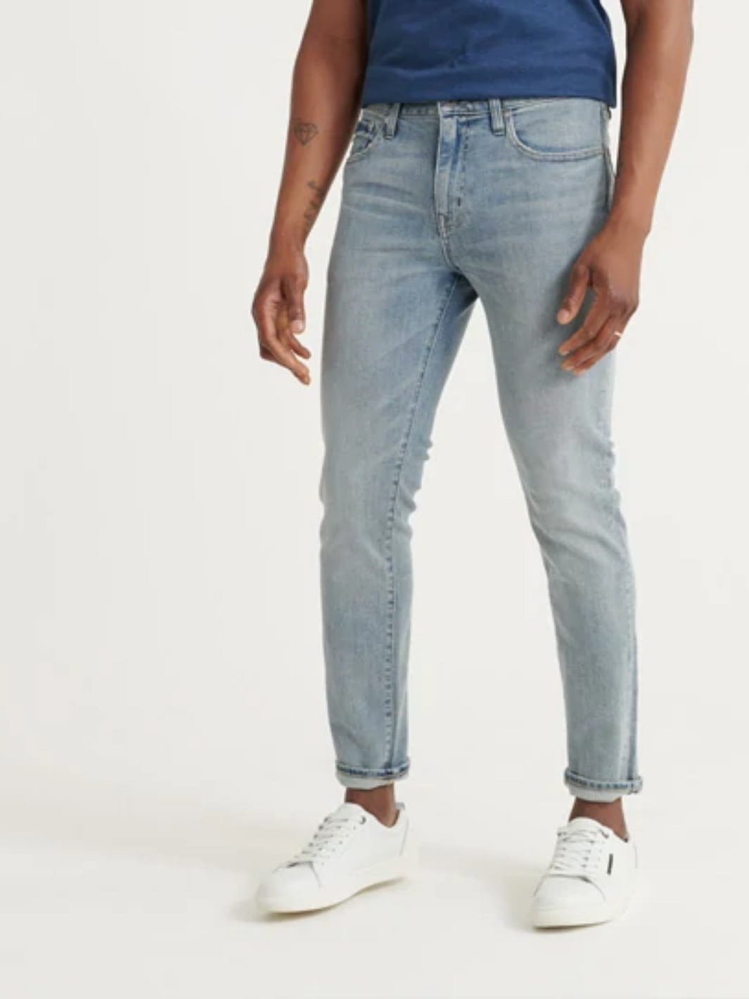 Vintage slidt Superdry Herre Jeans