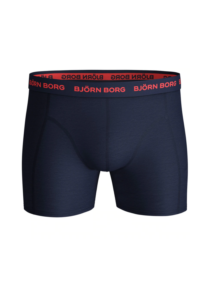 5-Pack Björn Borg Seasonal Solid Boxer Shorts