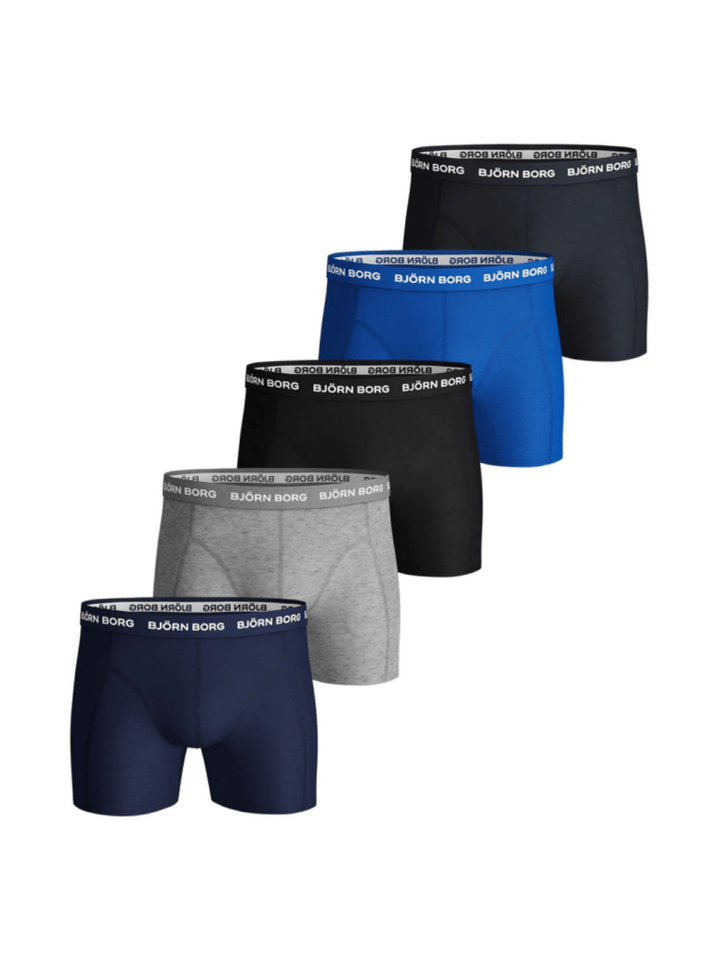 5 - Pack SHORTS NOOS SOLIDS S Björn Borg