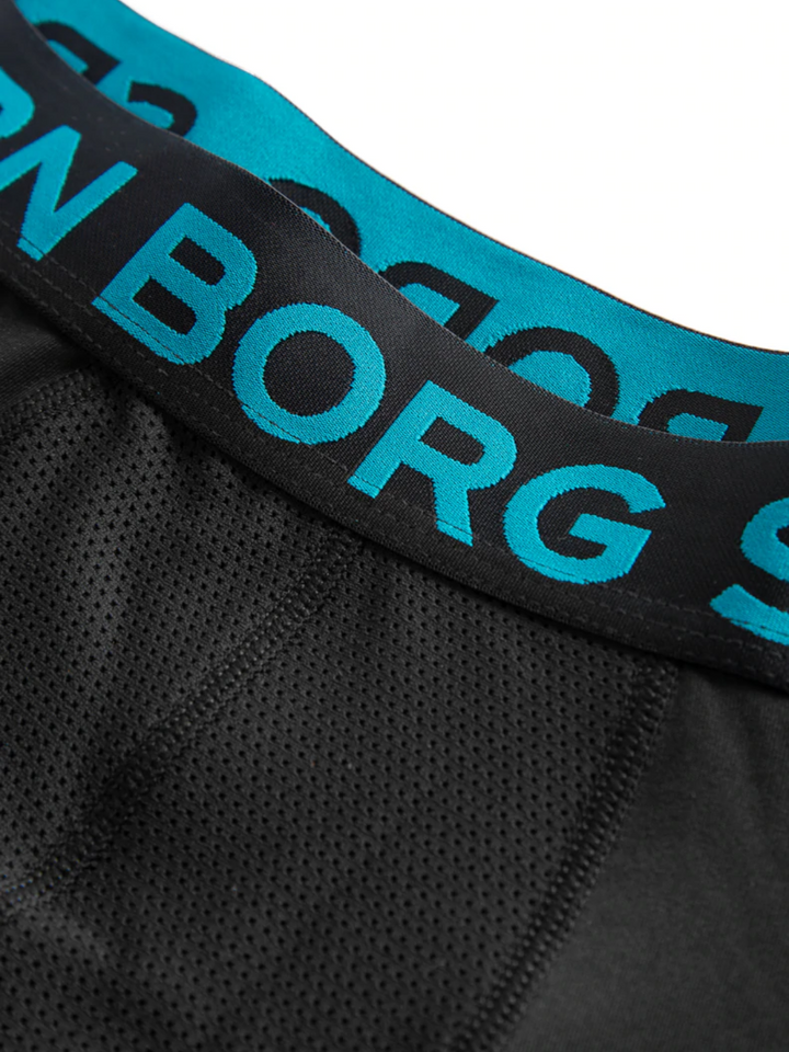 Sort Björn Borg Performance Active solid long shorts
