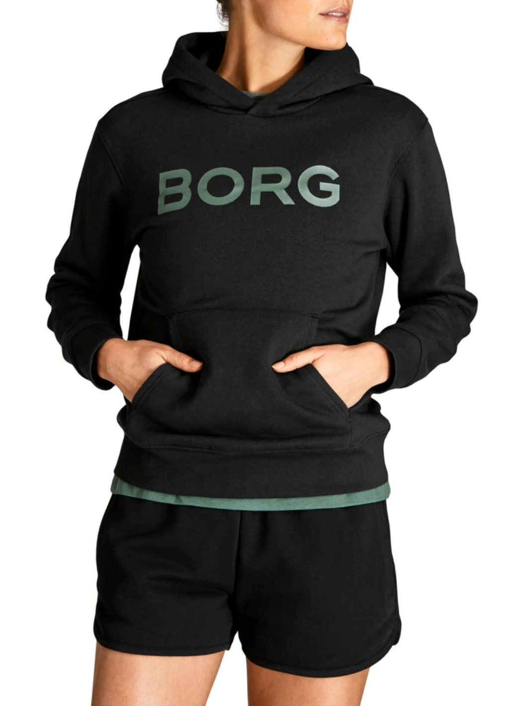 SortBjörn Borg Dame Logo Hoodie