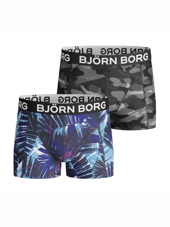 2-Pack Mønstrede Björn Borg Boxershorts Til Drenge