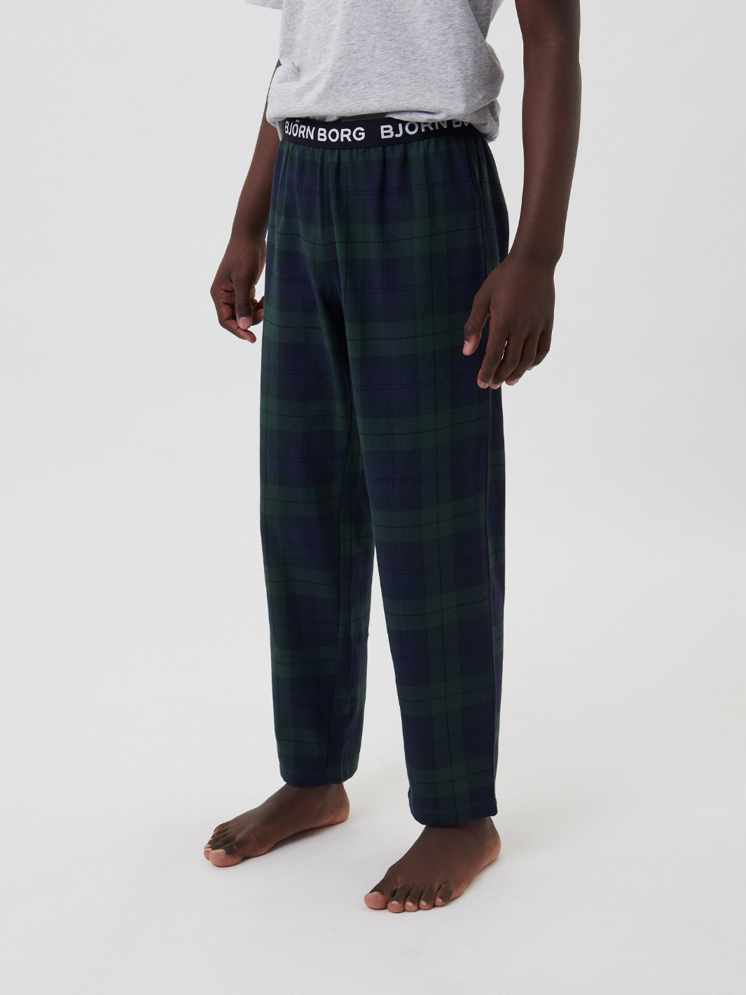 Grøn Ternet Björn Borg Pyjamas Pant