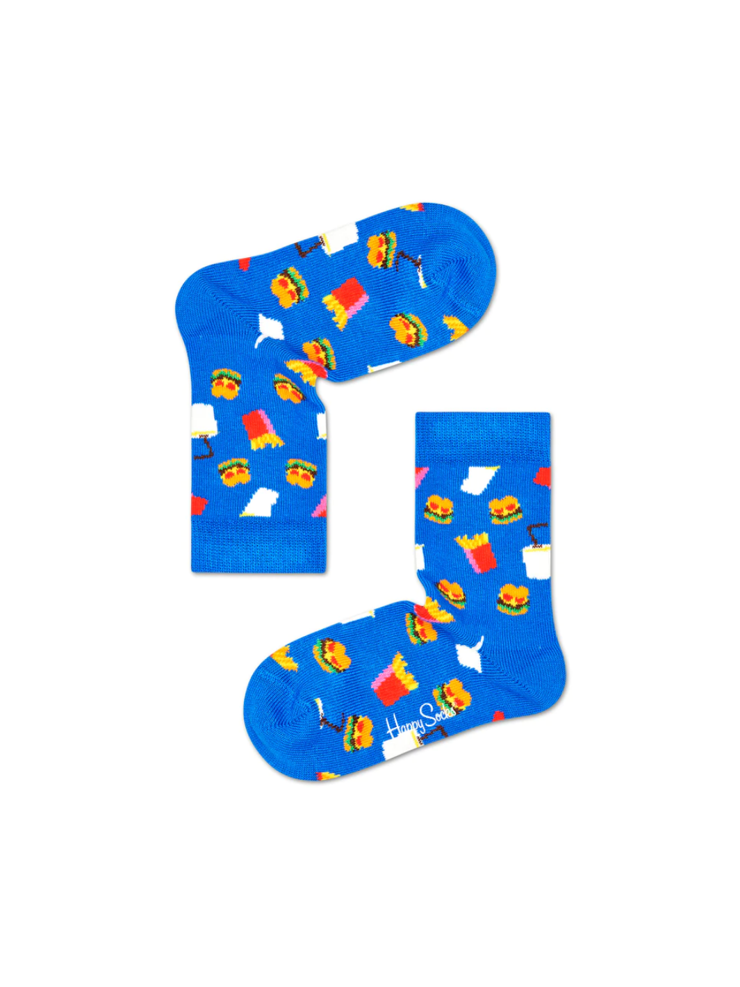 Blå Happy Socks Børne  Hamburger Sok Til Børn