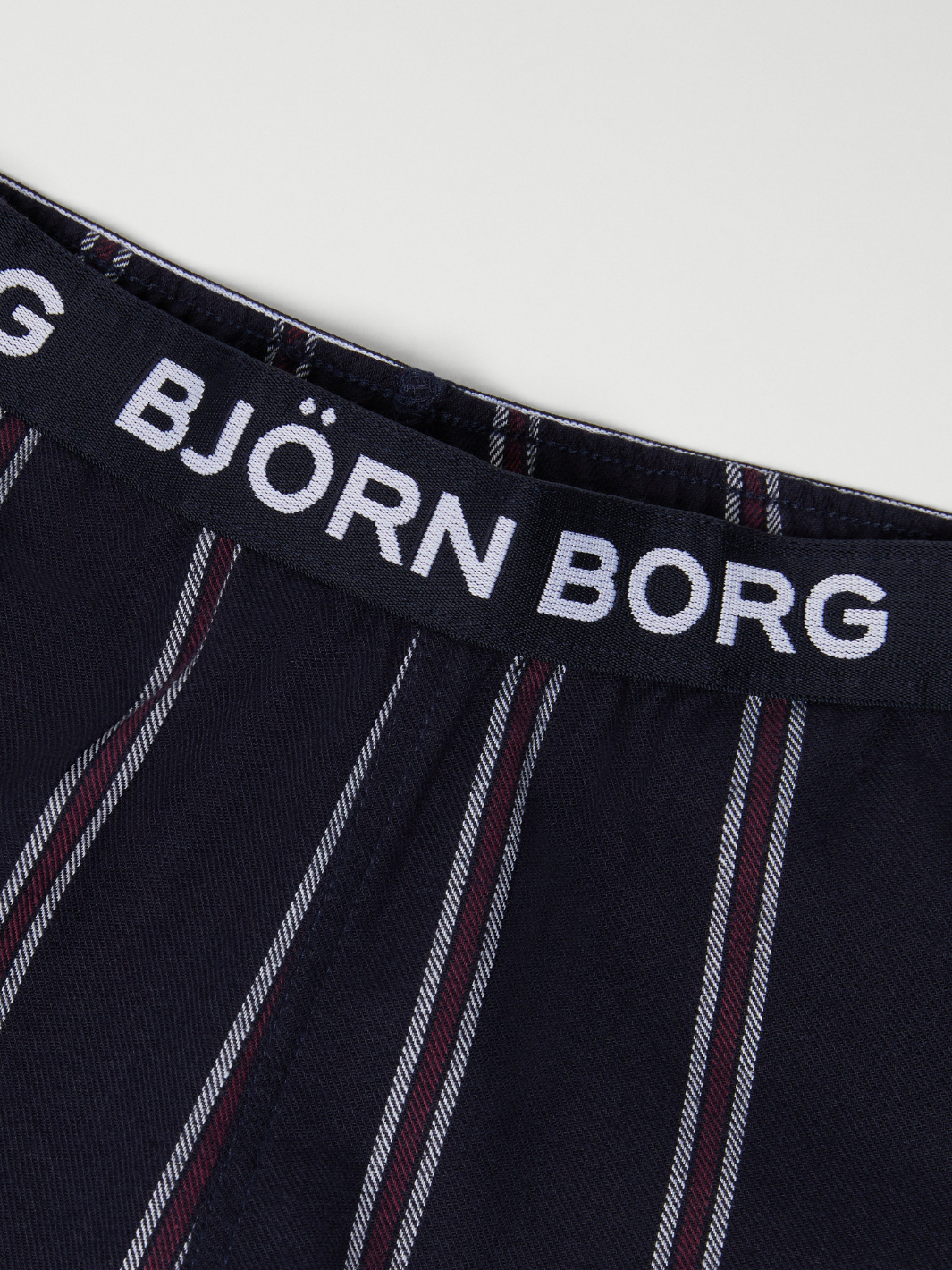 Mørkeblå  Stribet Björn Borg Boys Pyjamas Pant