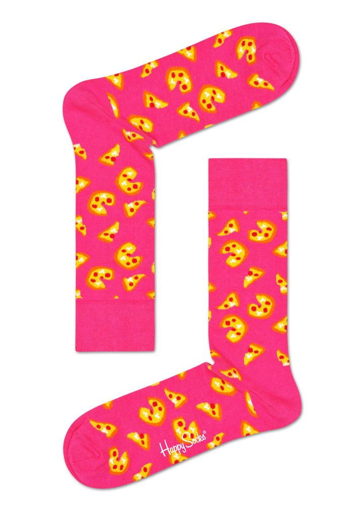 Pink Happy Socks Pizza Sok Til Ham