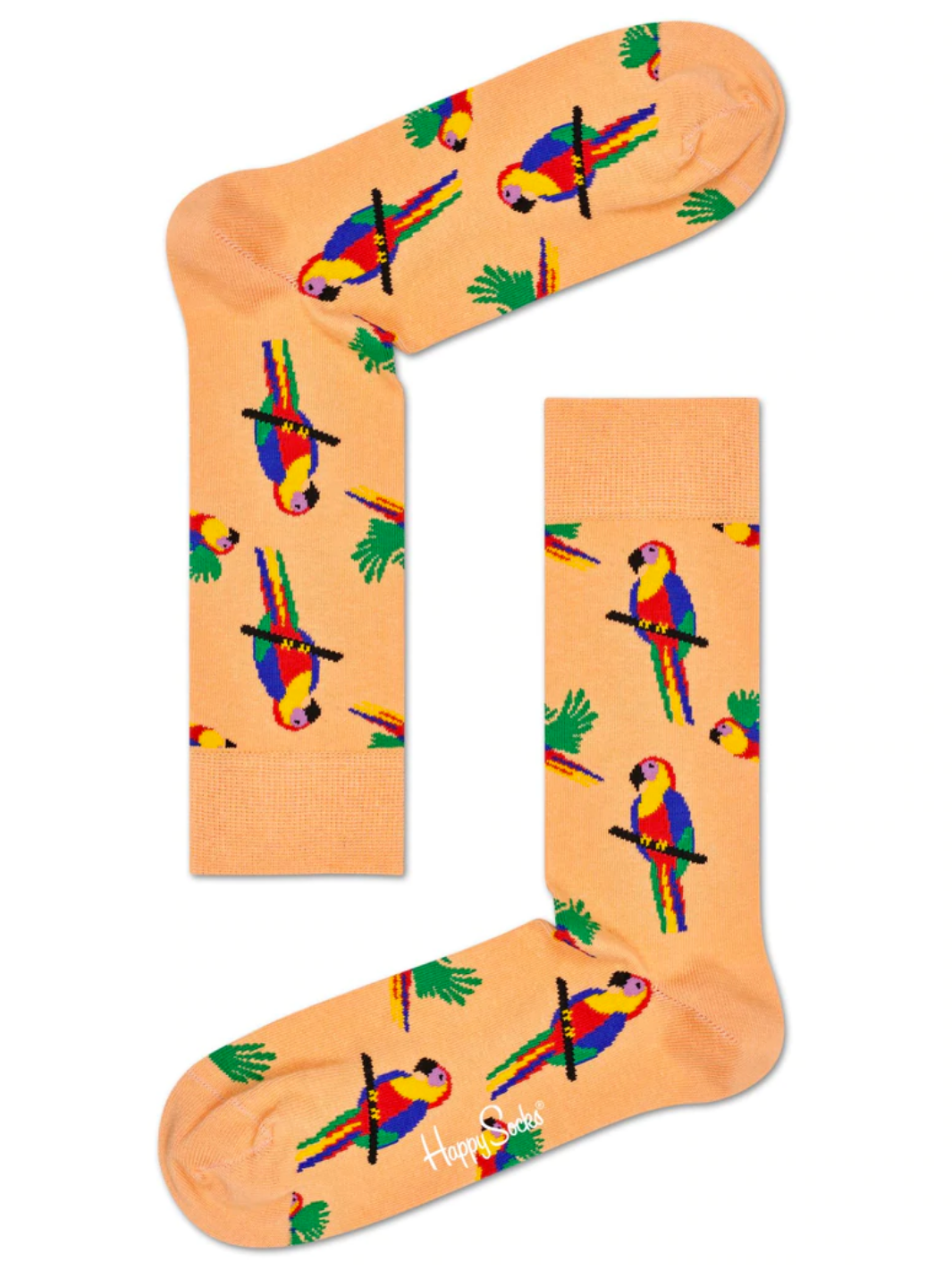 Orange Happy Socks Parrot Sock Til Ham