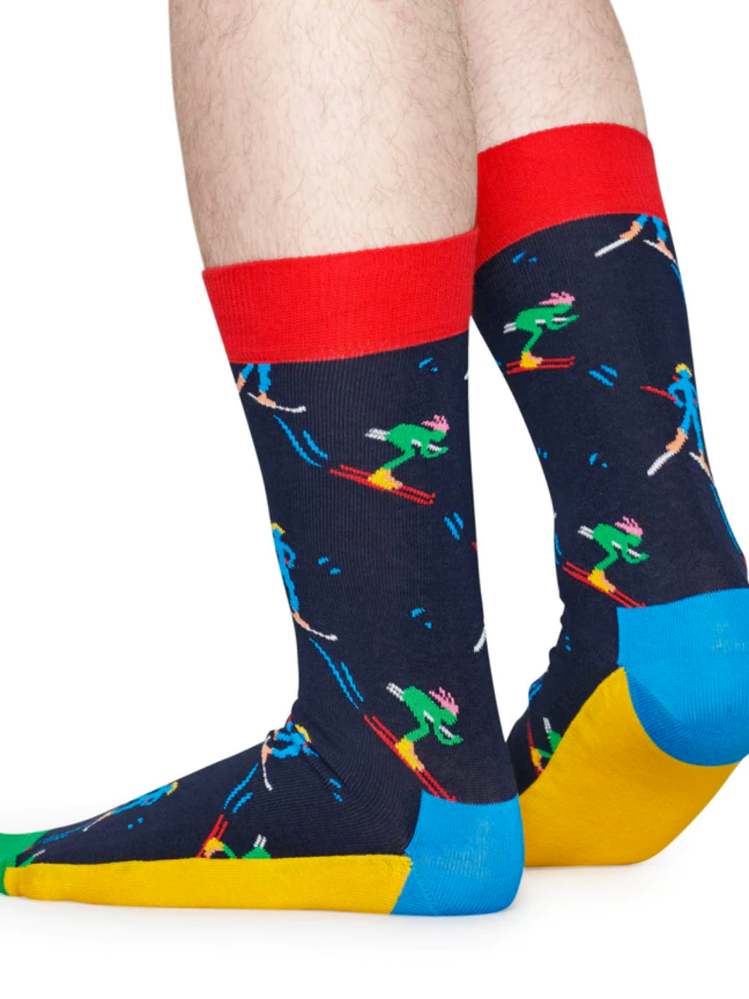 Mørkeblå Happy Socks Skiers Sock Til Ham