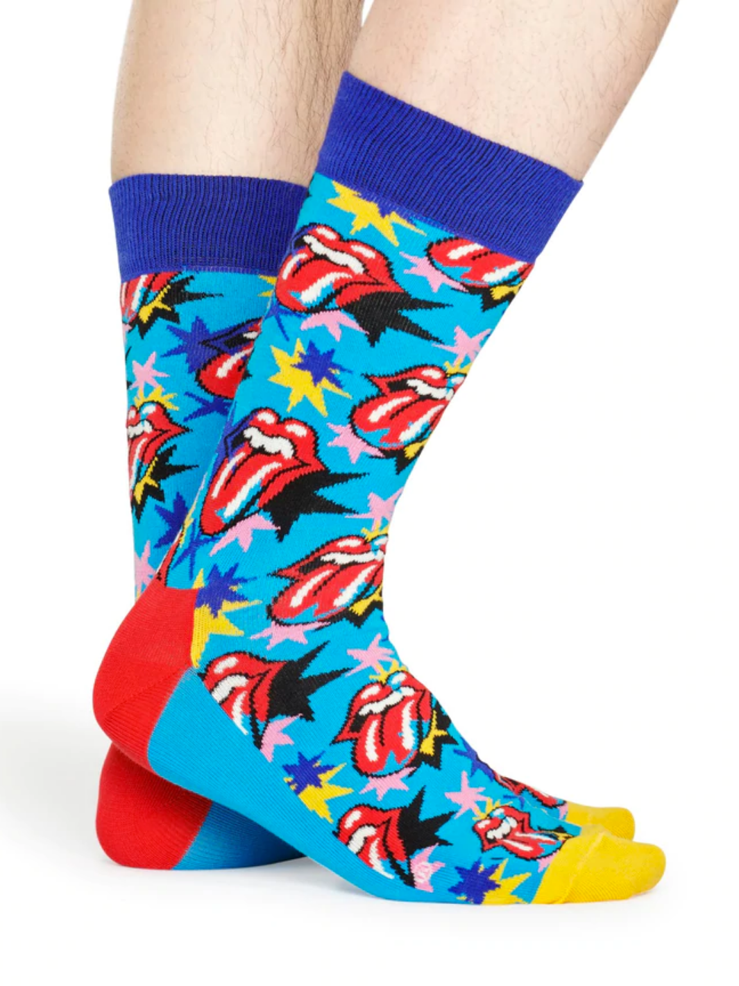 Blå Happy Socks Rolling Stones Sok Til Ham