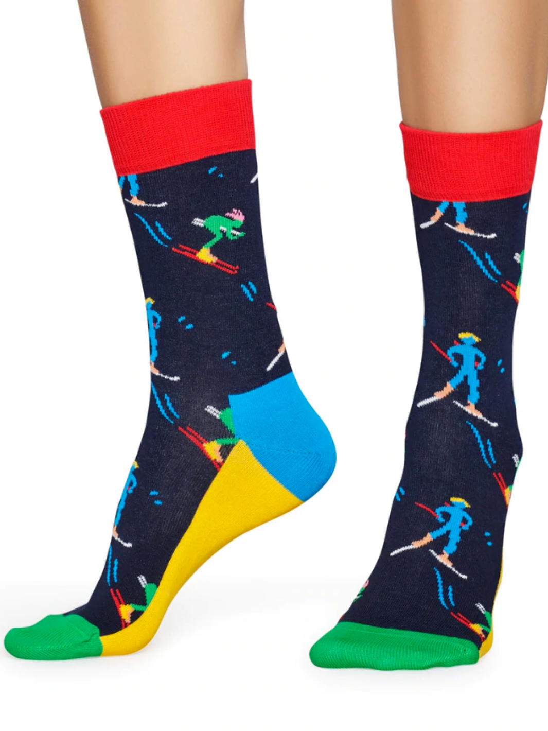 Mørkeblå Happy Socks Skiers Sock Til Ham